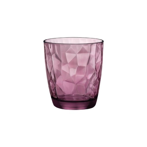 der geschmack Collection - Diamond Trinkglas Violett 39 cl - Ø 9,1 x 10,3 cm (6 Stück)