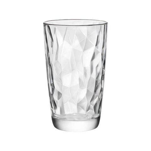der geschmack Collection - Diamond Longdrinkglas Transparent 47 cl - Ø 8,5 x 14,4 cm (6 Stück)